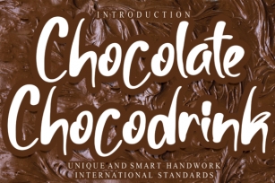 Chocolate Chocodrink Font Download