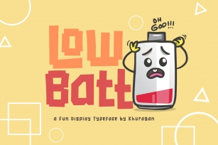 Low Batt Font Download