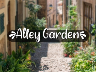 A Alley Garde Font Download