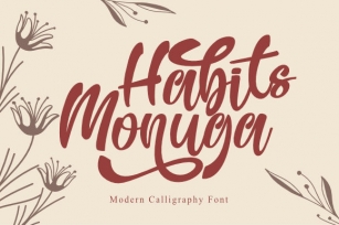 Habits Monuga Font Download