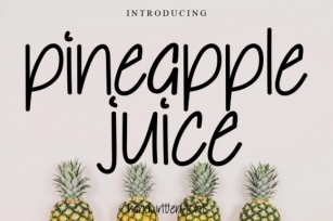 Pineapple Juice Font Download
