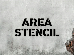 A Area Stencil Font Download