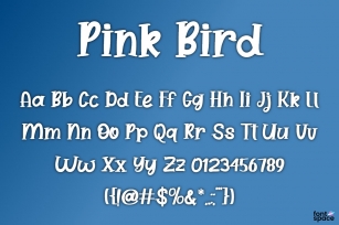 Pink Bird Font Download