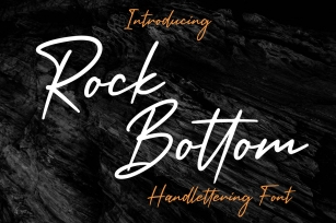 Rock Bottom Font Download