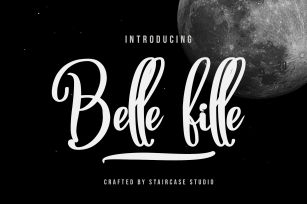 Belle fille Font Download