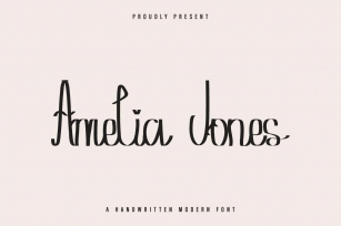Amelia Jones Font Download