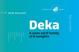 Deka Black Font Download