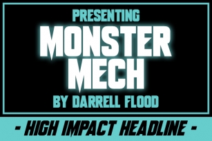 Monster Mech Font Download