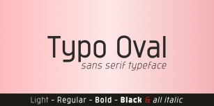 Typo Oval Font Download