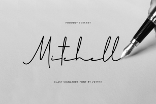 Mitchell Signature Font Download