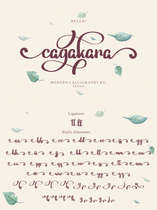 Cagakara Font Download