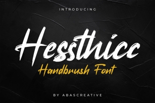 Hessthicc Font Download