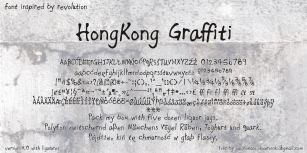 HongKong Graffiti Font Download