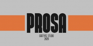 Prosa GT Font Download