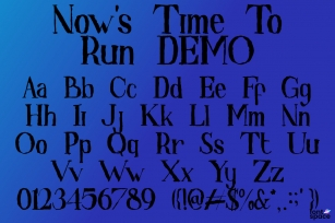 Now 's Time To Ru Font Download