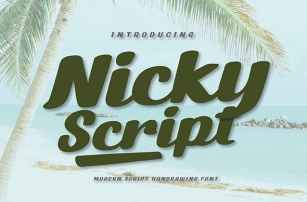 Nicky Scrip Font Download