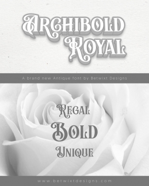 BTX Archibold Royal Font Download