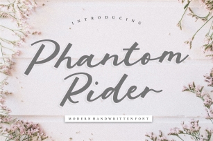 Phantom Rider Font Download