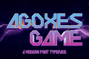 AGOXES GAME Font Download