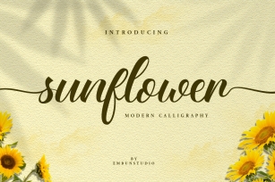 Sunflower Fields Font Download