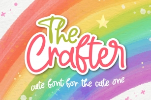 The Crafter - Crafting Font Font Download