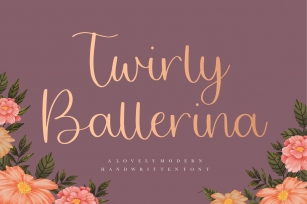 Twirly Ballerina Font Download