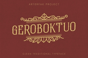 Geroboktuo Typeface Font Download