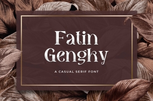 Fatin Gengky Font Download