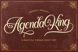 Agenda King Font Download
