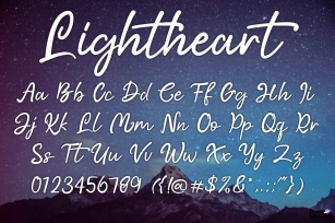 Lighthear Font Download