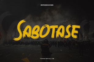 Sabotase Font Download