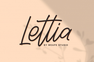 Lettia Font Download
