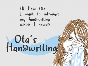 Ota 's Handwriting Font Download