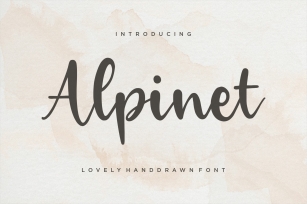 Alpinet Lovely Handwritten Font Font Download