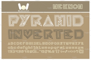 pyramid inverted Font Download