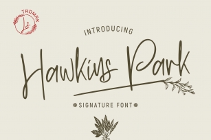 Hawkins Park Font Download