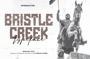 Bristle Creek Font Download