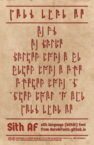 Sith A Font Download