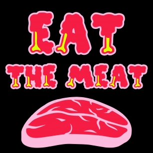 EAT THE MEAT Font Download