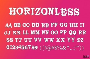 HORIZONLESS Font Download