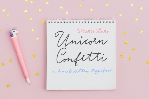 Unicorn Confetti Font Download