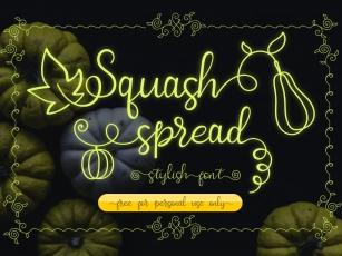 Squash Spread Font Download
