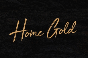 Home Gold Font Download