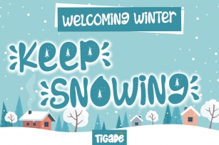 Keep Snowing Font Download
