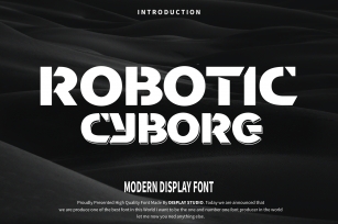 Robotic Cyborg Font Download