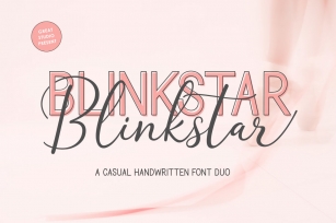 Blinkstar Font Duo Font Download