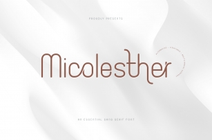 Micolesther Font Download