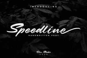 Speedline Font Download
