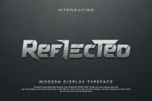 Reflected Font Download