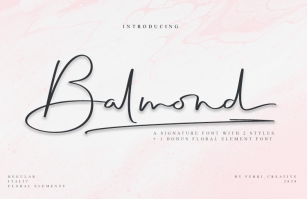 Balmond Font Download